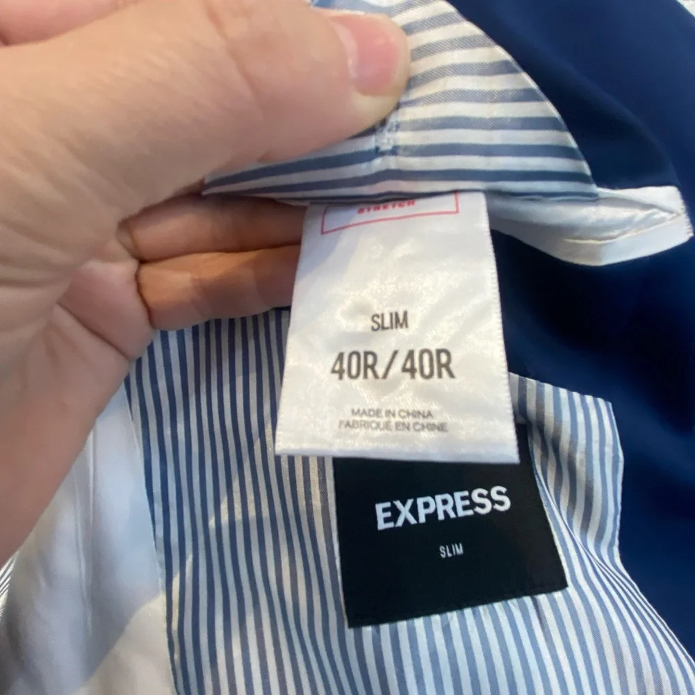 Express Men's Vibrant Blue Sport Coat